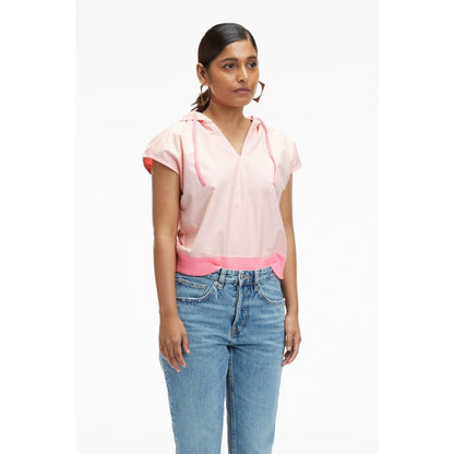 TERRA LUNA Riobo Pink Solid Hoodie