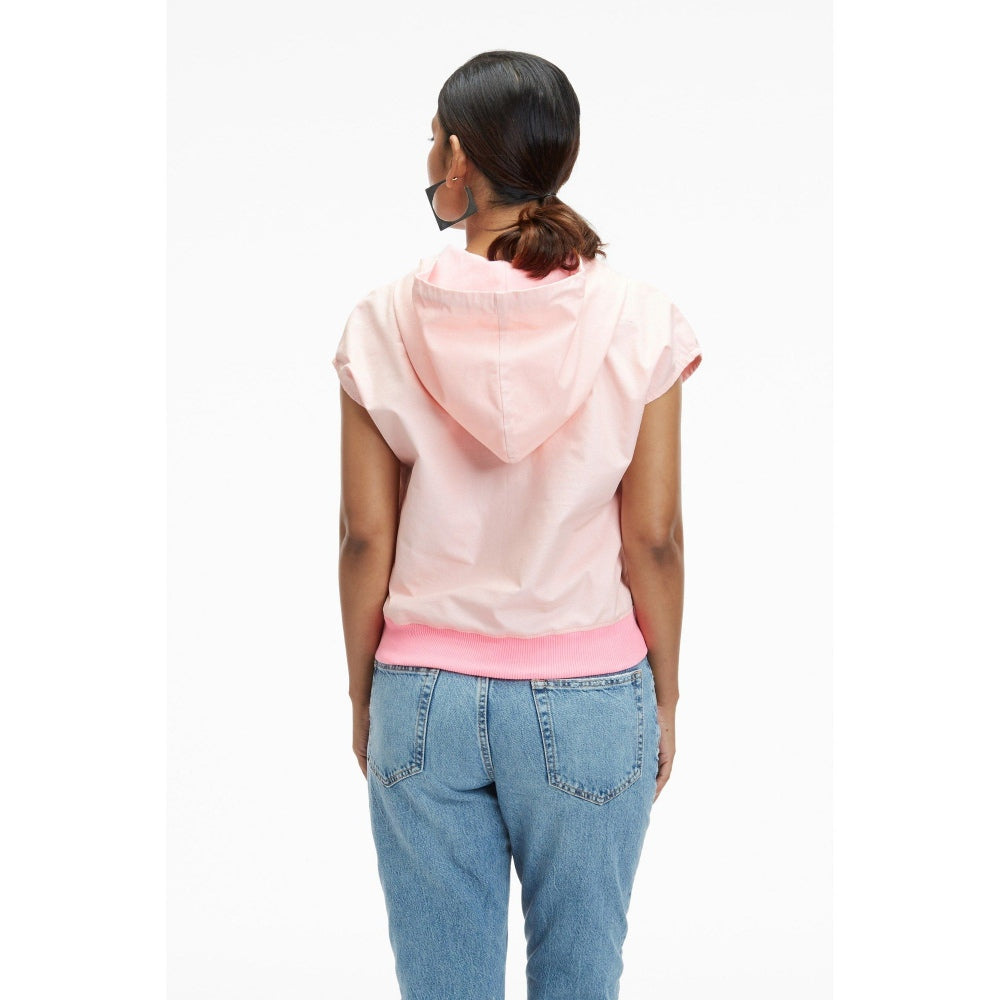 TERRA LUNA Riobo Pink Solid Hoodie