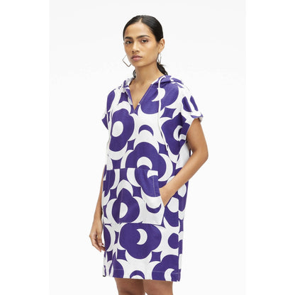 TERRA LUNA Omnia Blue Printed Dress