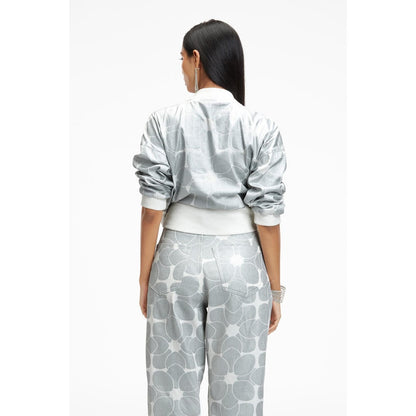 TERRA LUNA Octan Grey Bomber Jacket