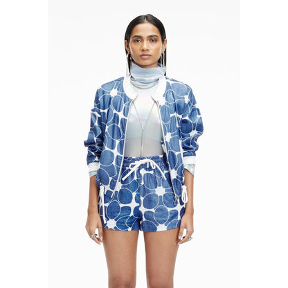 TERRA LUNA Octan Blue Bomber Jacket