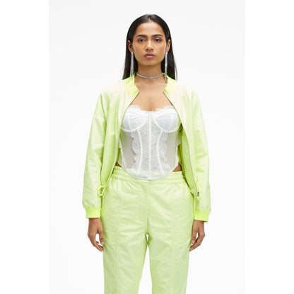 TERRA LUNA Octan Green Bomber Jacket