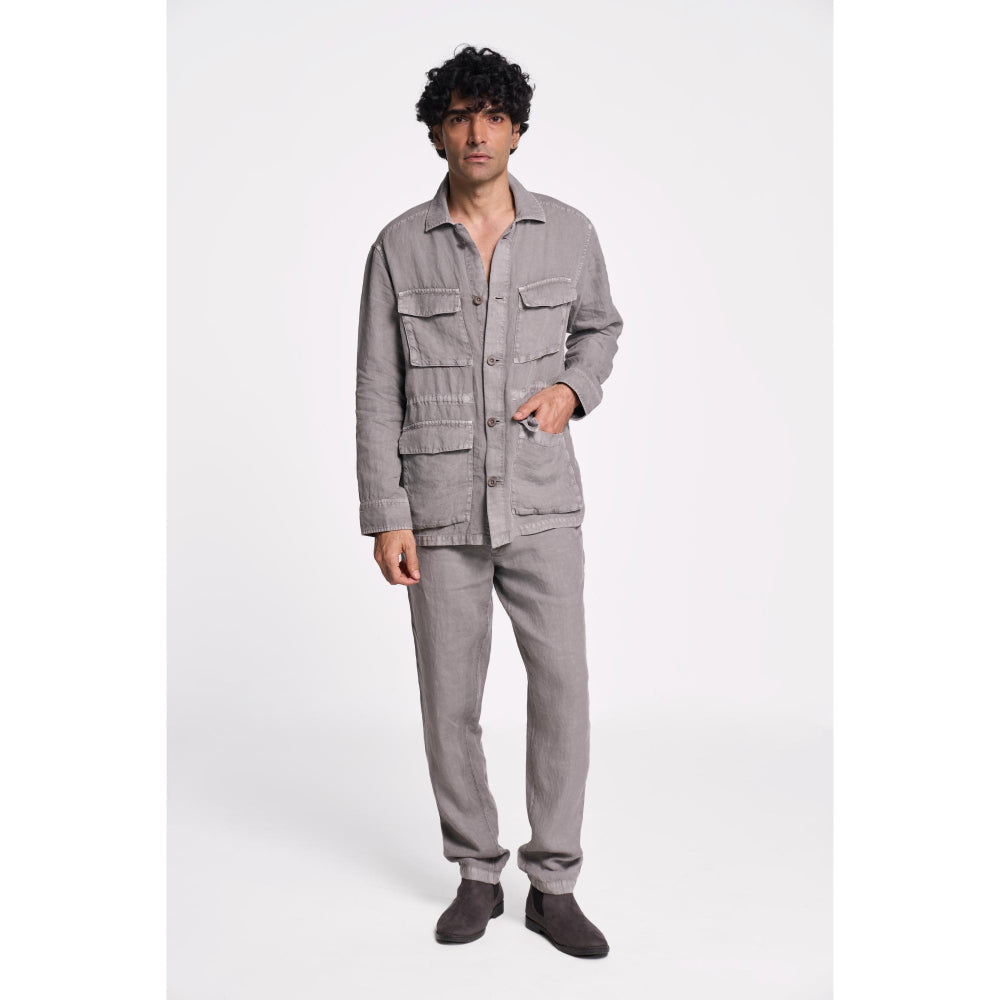 TERRA LUNA Felis The Traveller Shacket Charcoal