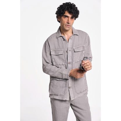 TERRA LUNA Felis The Traveller Shacket Charcoal