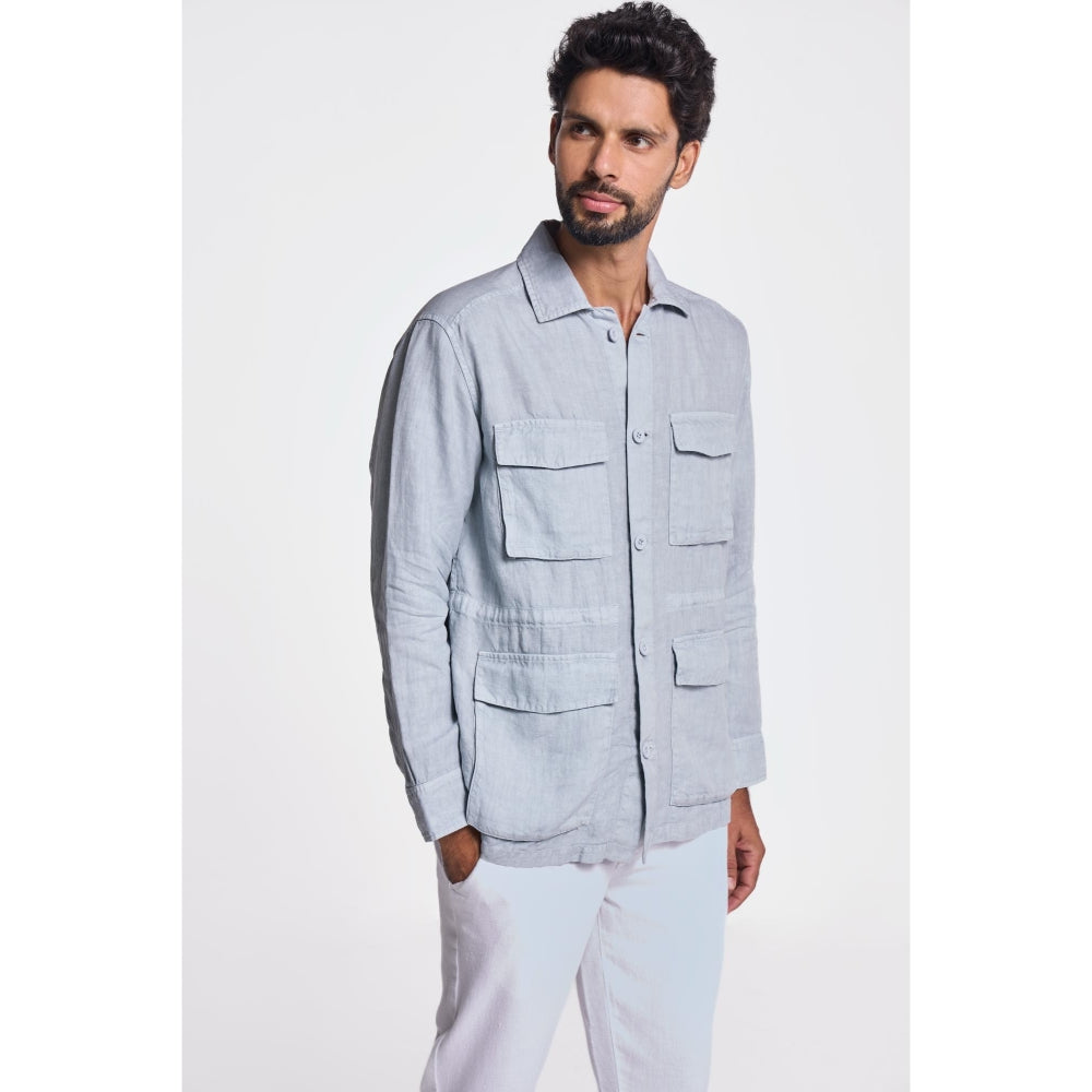 TERRA LUNA Felis The Traveller Shacket Blue