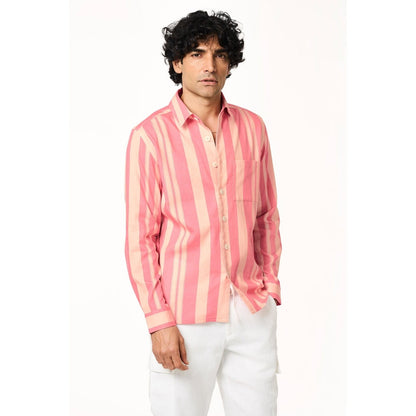 TERRA LUNA Alto Lite Full Sleeves Pink Shirt