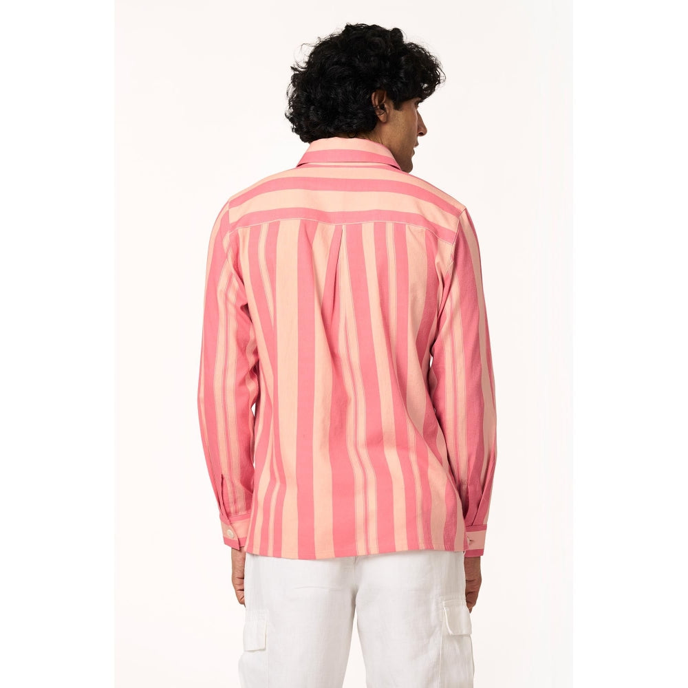 TERRA LUNA Alto Lite Full Sleeves Pink Shirt