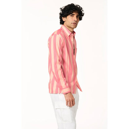 TERRA LUNA Alto Lite Full Sleeves Pink Shirt