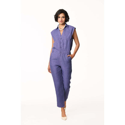 TERRA LUNA Ember Purple Jumpsuit