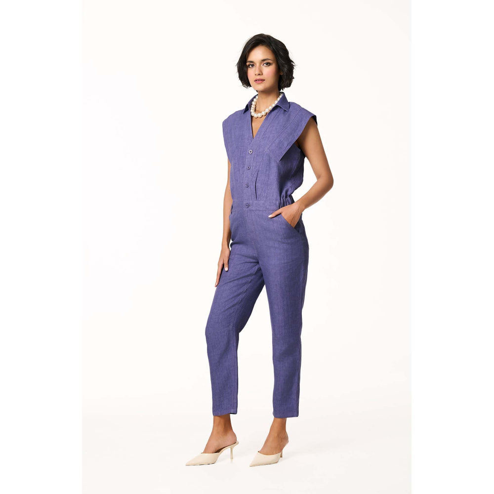 TERRA LUNA Ember Purple Jumpsuit