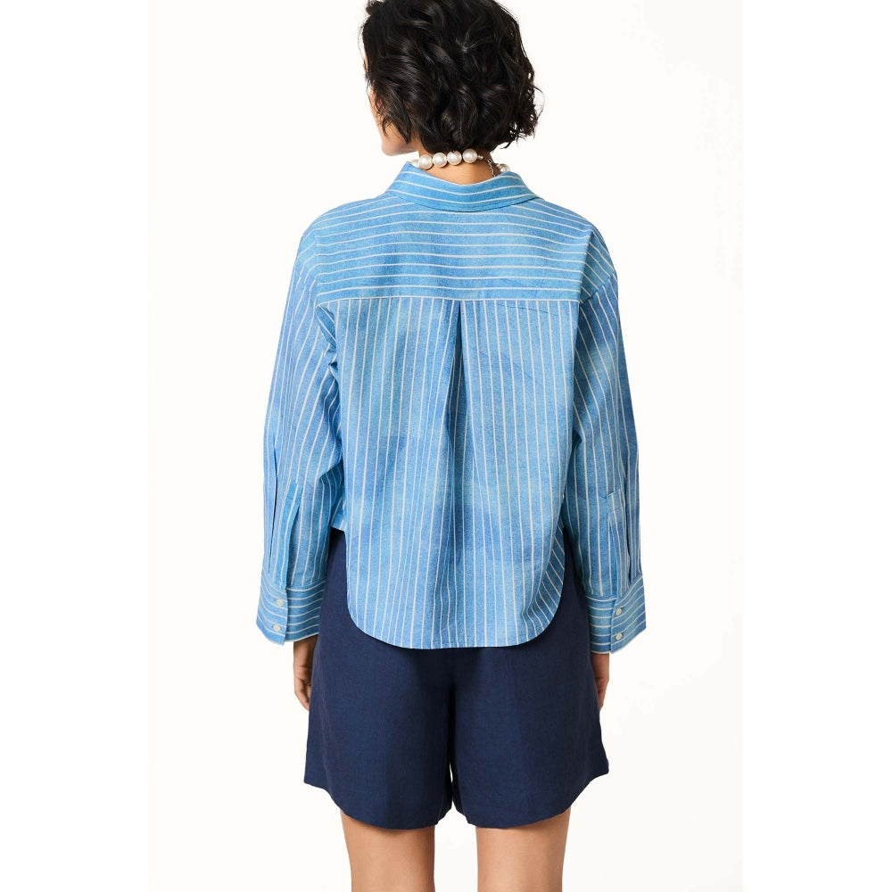 TERRA LUNA Roxy Blue Shirt