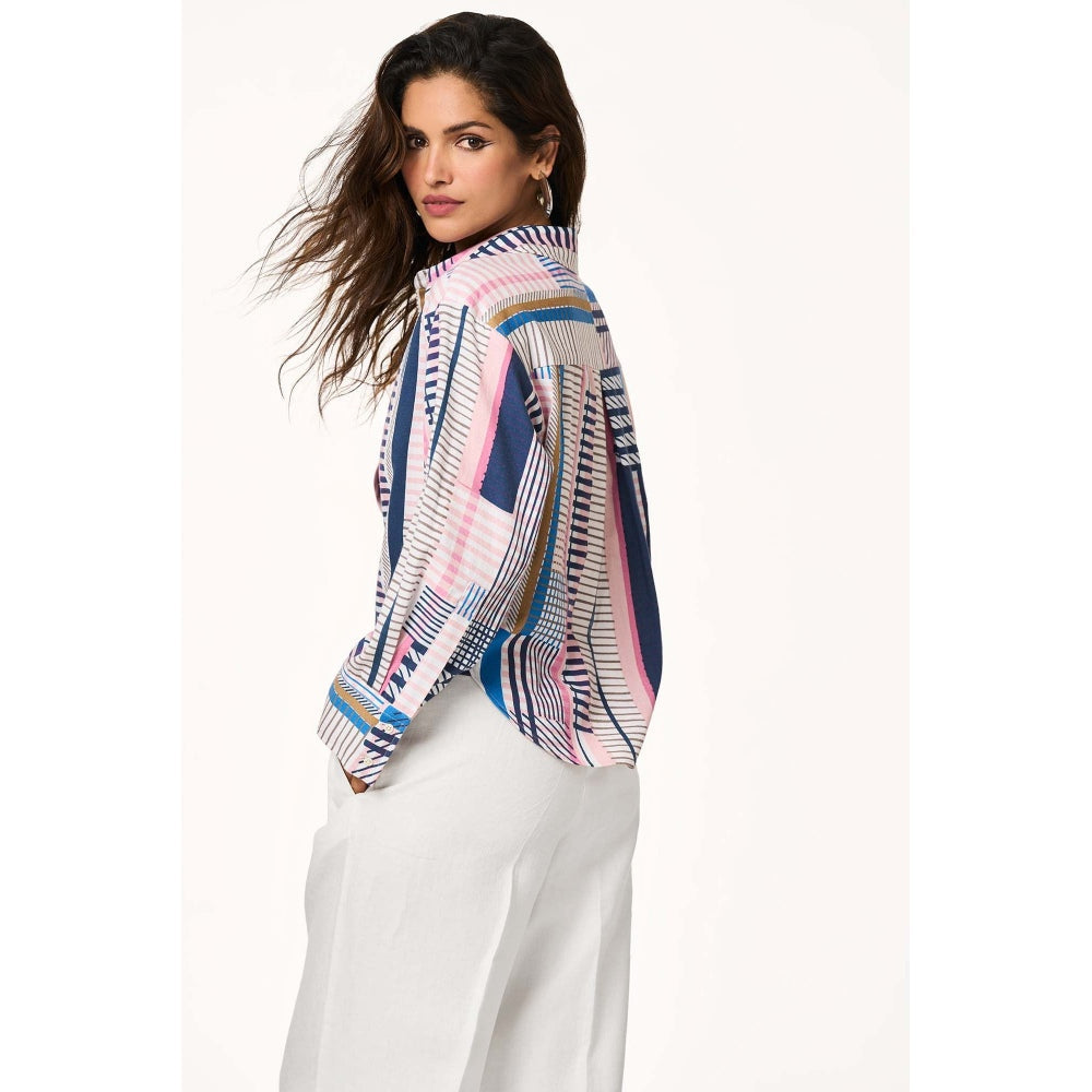 TERRA LUNA Roxy Printed Multi-Color Shirt