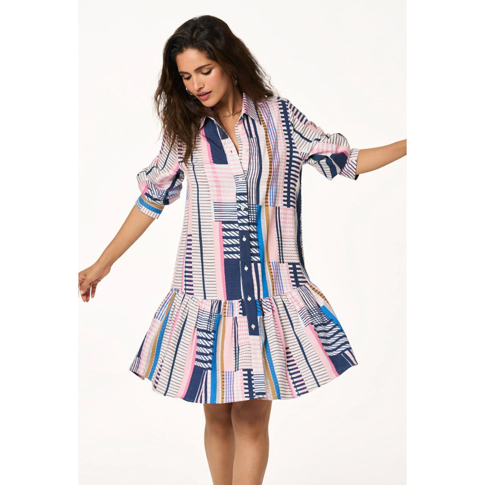 TERRA LUNA Women's Mirri Artist Plaid Printed Dress