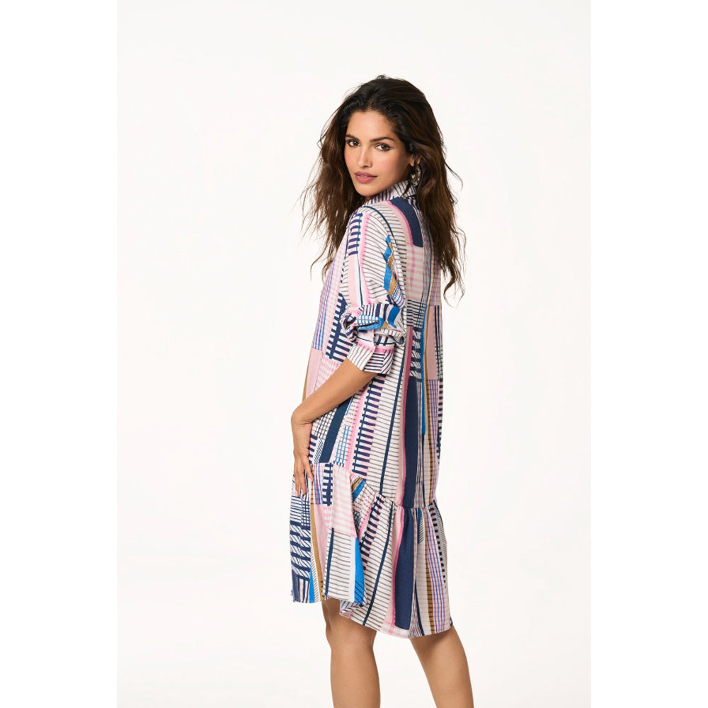 TERRA LUNA Women's Mirri Artist Plaid Printed Dress