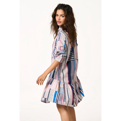 TERRA LUNA Women's Mirri Artist Plaid Printed Dress