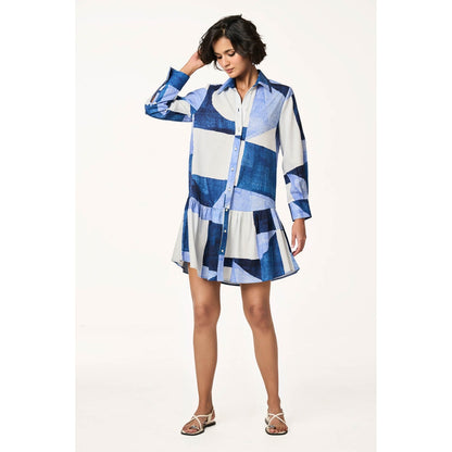 TERRA LUNA Women Mirri Patchwork Print Dress