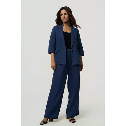TERRA LUNA Sasha Delphi - Sunset Navy Blazer With Trouser