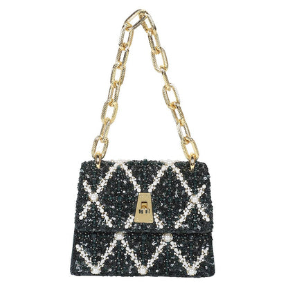 The Leather Garden Erica Emerald Handheld Mini Bag