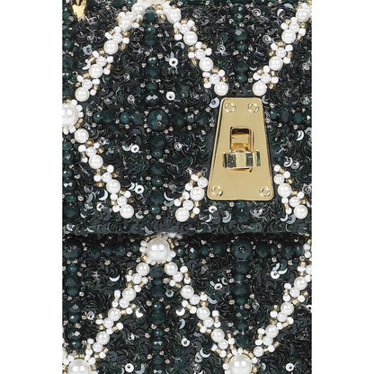 The Leather Garden Erica Emerald Handheld Mini Bag