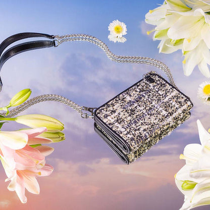 The Leather Garden Scilla Embellished Leather wallet