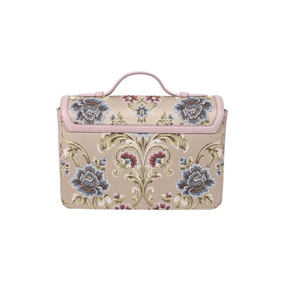 The Leather Garden Tulip Lilac Leather Shoulder Bag