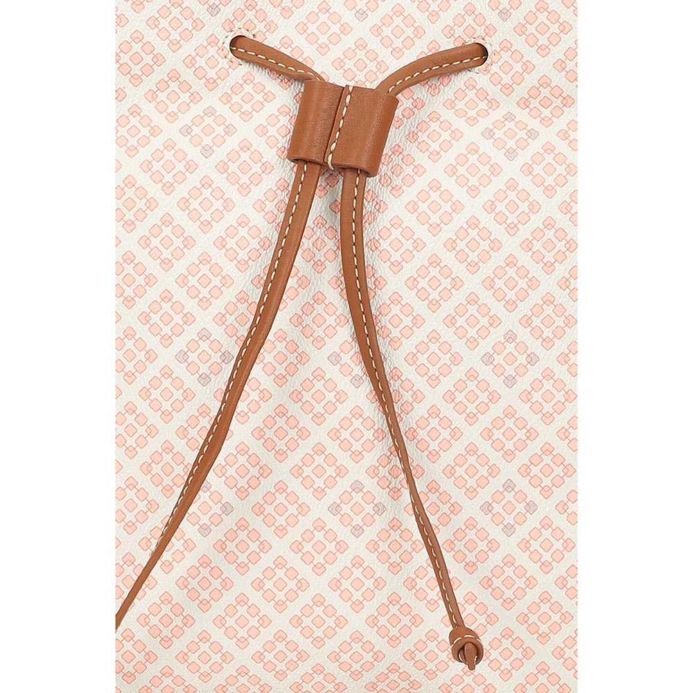 The Leather Garden Womens Florida Bucket Bag Salmon