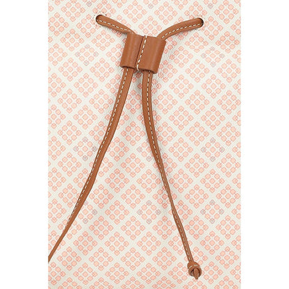 The Leather Garden Womens Florida Bucket Bag Salmon