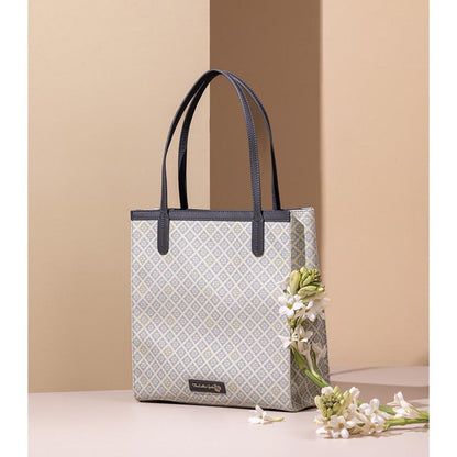 The Leather Garden Womens Laguna Tote Bag Off White