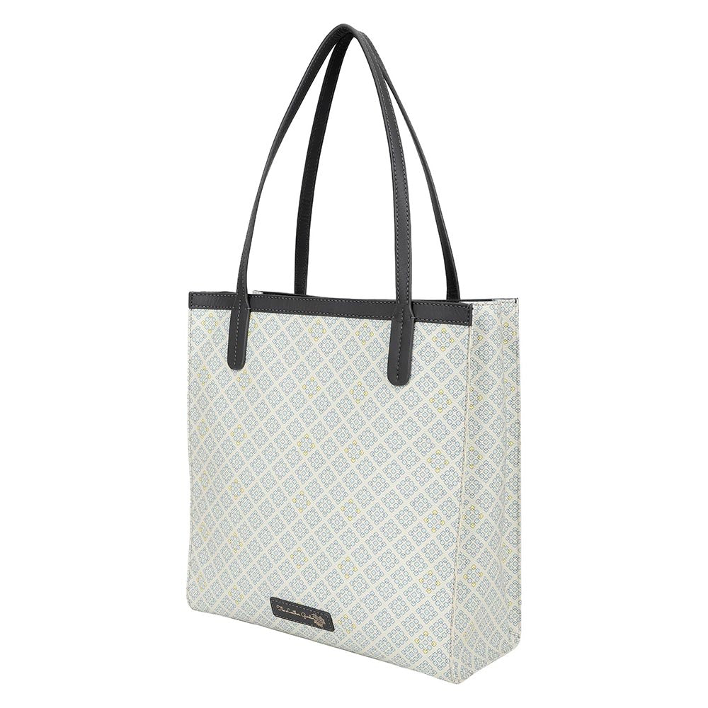 The Leather Garden Womens Laguna Tote Bag Off White