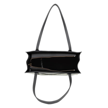 The Leather Garden Womens Laguna Tote Bag Off White