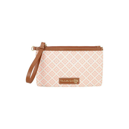 The Leather Garden Womens Malibu Tote Bag Salmon with Pouch