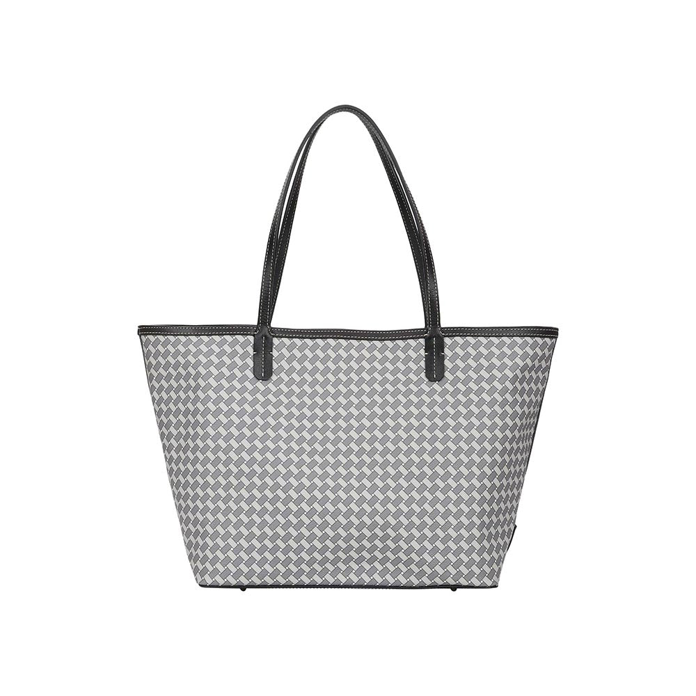 The Leather Garden Womens Malibu Tote Bag Ash with Pouch