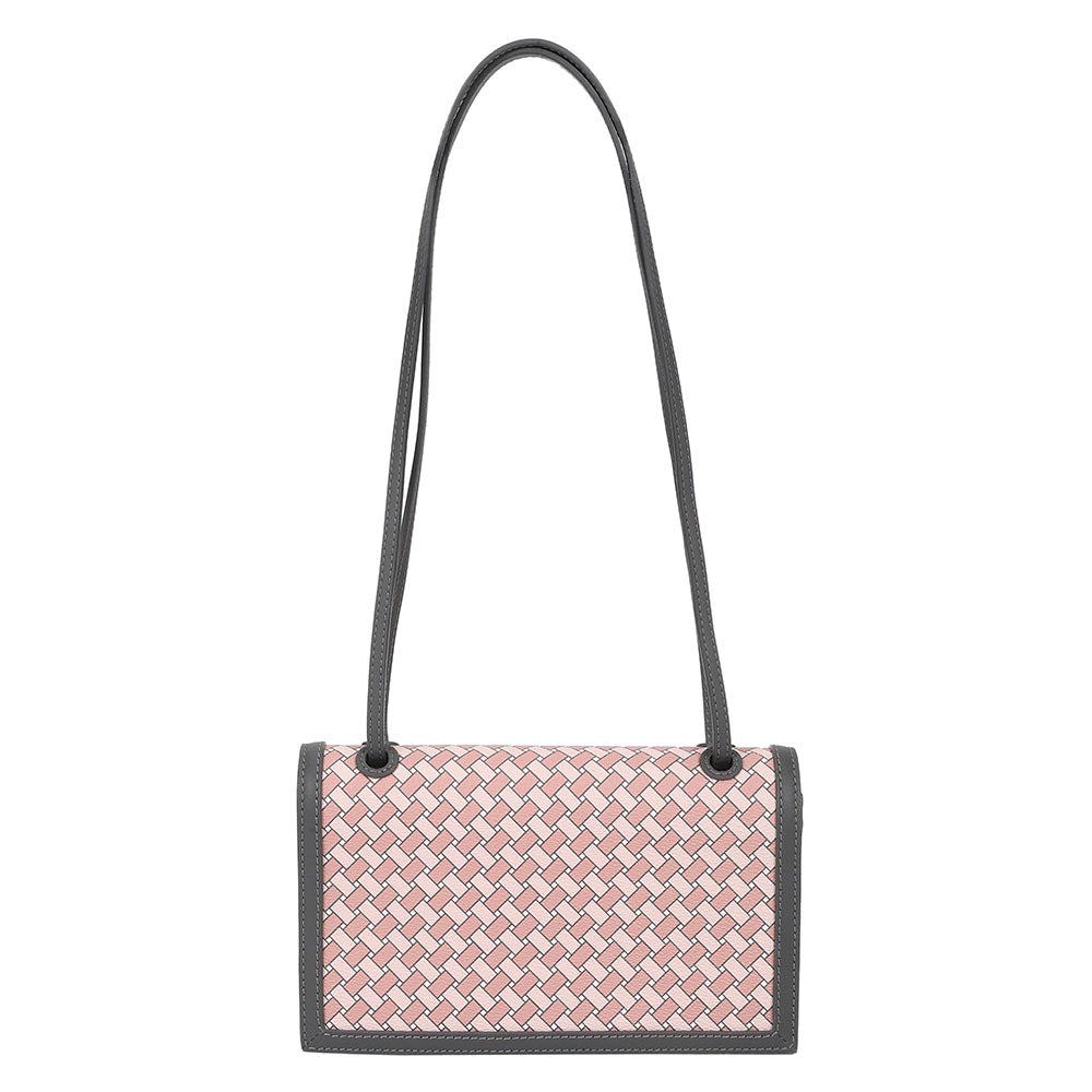 The Leather Garden Womens Miami Shoulder Bag Flamingo Pink
