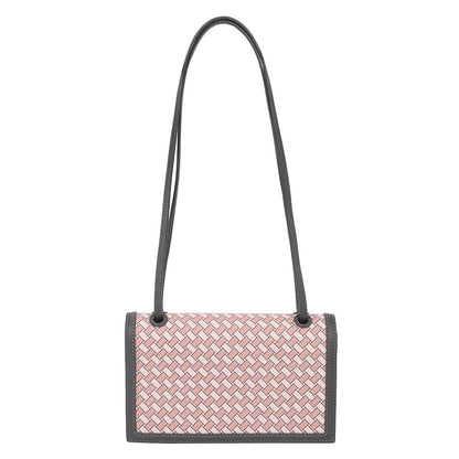 The Leather Garden Womens Miami Shoulder Bag Flamingo Pink
