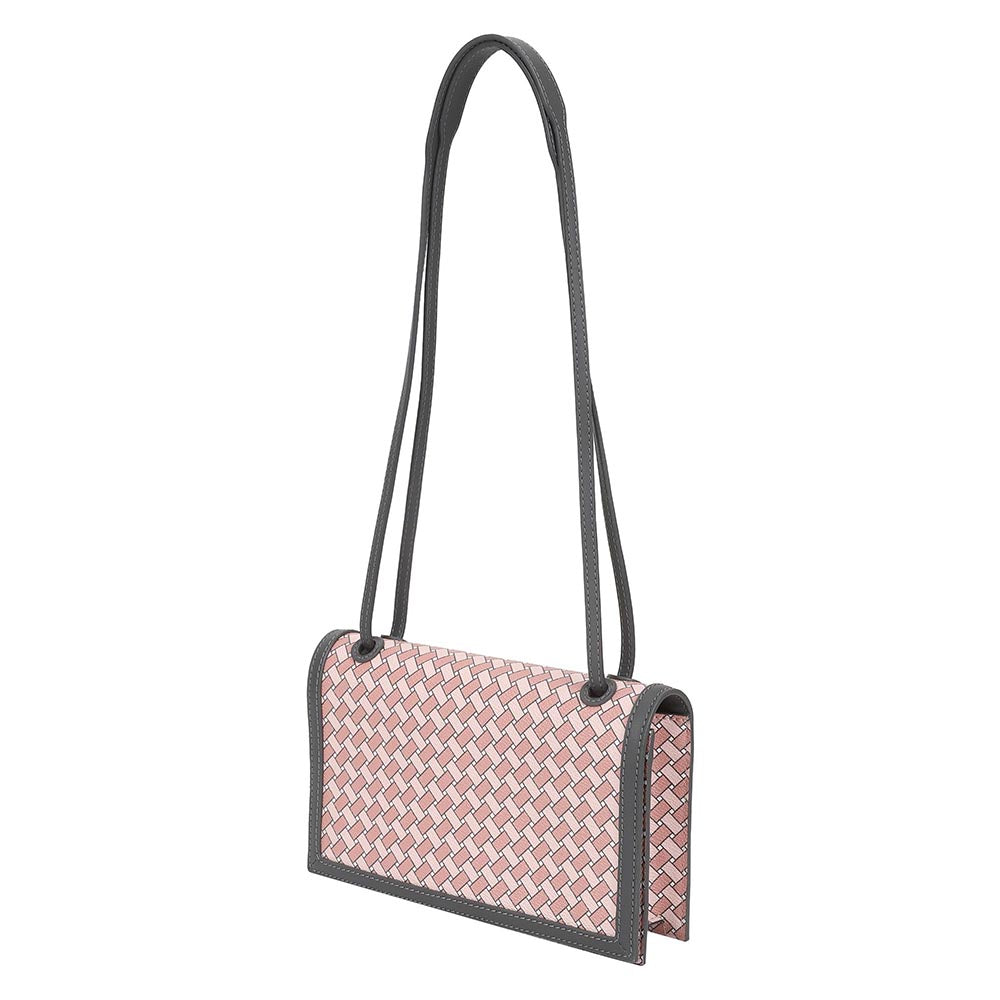 The Leather Garden Womens Miami Shoulder Bag Flamingo Pink