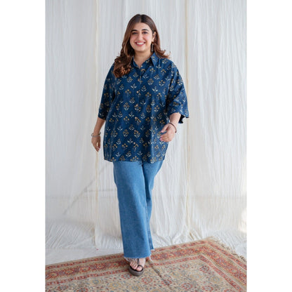 The Indian Ethnic Co. Ajrakh Cotton Shirt