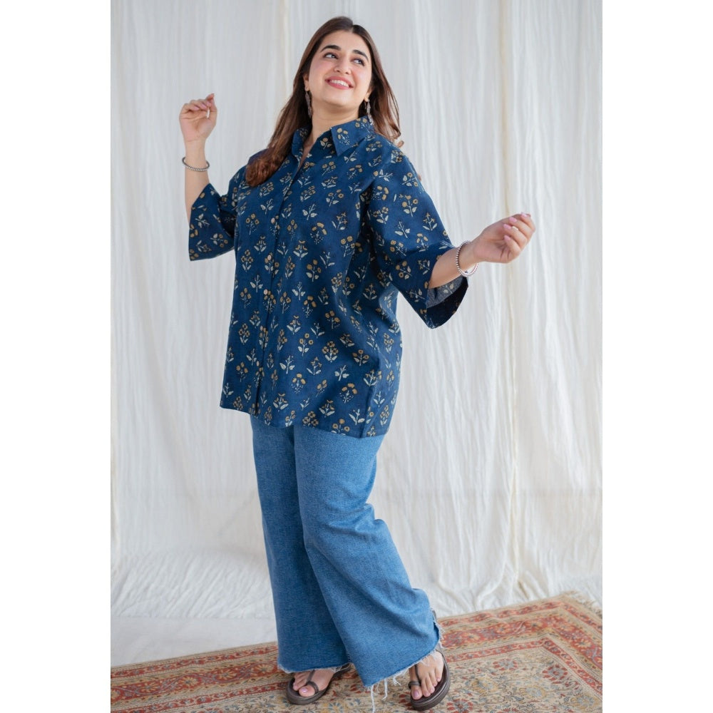 The Indian Ethnic Co. Ajrakh Cotton Shirt