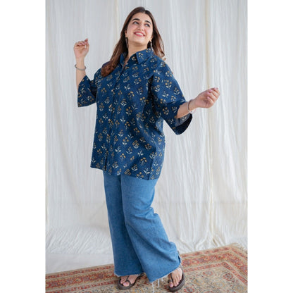 The Indian Ethnic Co. Ajrakh Cotton Shirt