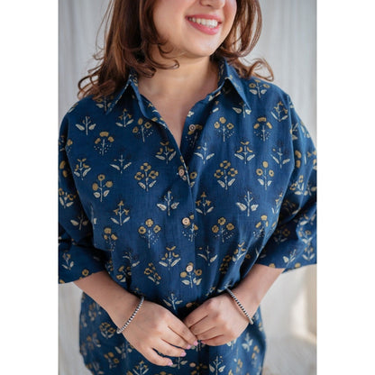 The Indian Ethnic Co. Ajrakh Cotton Shirt