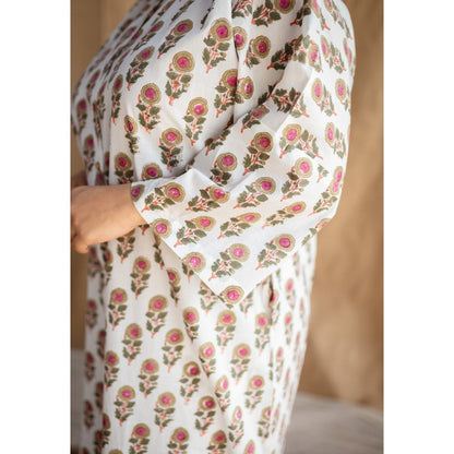 The Indian Ethnic Co. Lounge Cotton Maxi Dress