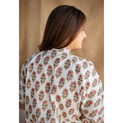 The Indian Ethnic Co. Lounge Cotton Maxi Dress