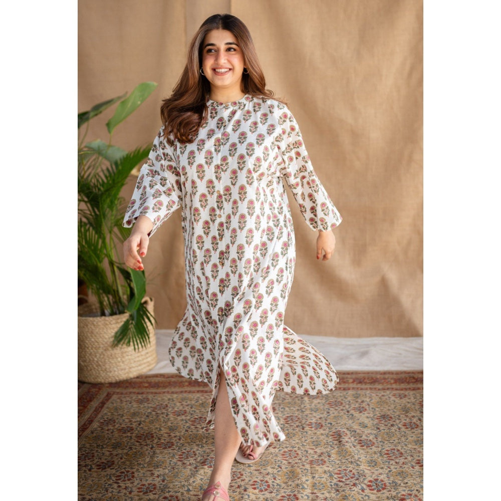 The Indian Ethnic Co. Lounge Cotton Maxi Dress