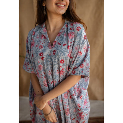 The Indian Ethnic Co. Cotton Lounge Maxi Dress