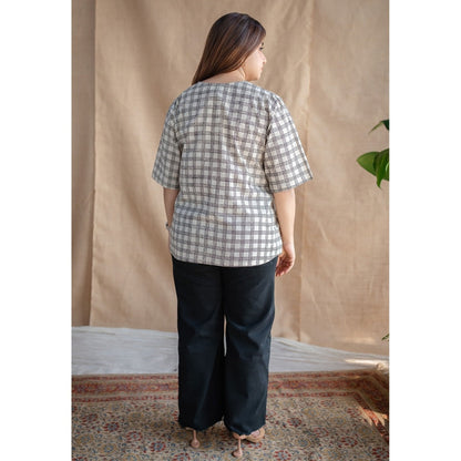 The Indian Ethnic Co. Fakira Mul Checks Top