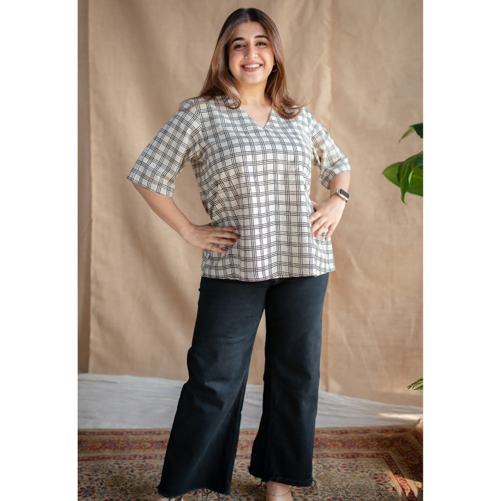 The Indian Ethnic Co. Fakira Mul Checks Top