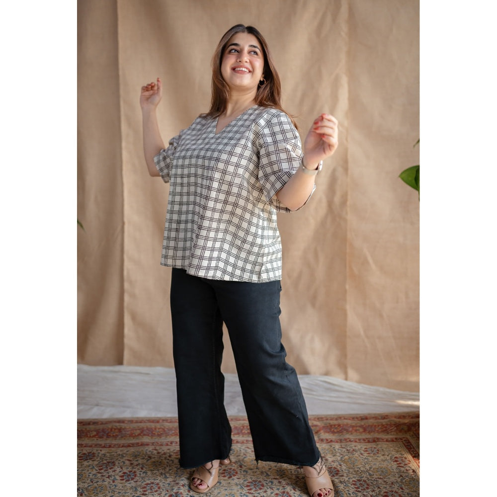 The Indian Ethnic Co. Fakira Mul Checks Top