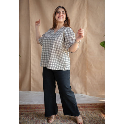 The Indian Ethnic Co. Fakira Mul Checks Top