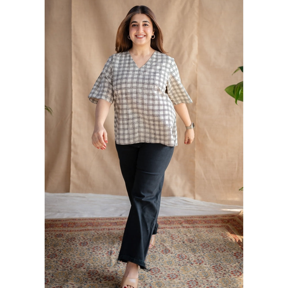 The Indian Ethnic Co. Fakira Mul Checks Top