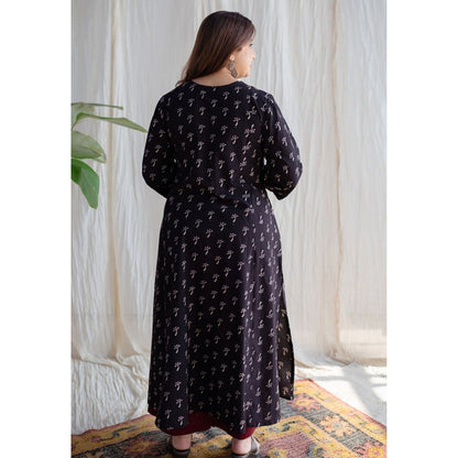 The Indian Ethnic Co. Ajrakh Cotton Kurta