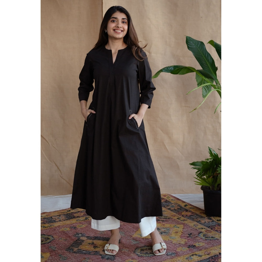 The Indian Ethnic Co. White Poplin Cotton Pant